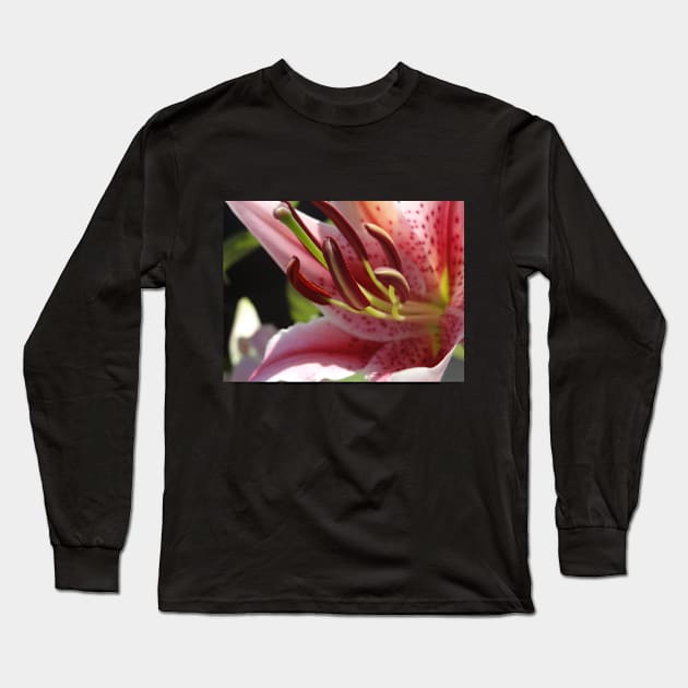 Beautiful photograph of lily flower Long Sleeve T-Shirt by Annalisseart24